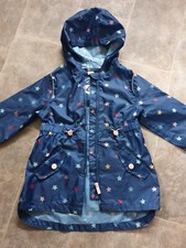 FAT FACE CHILD'S COLOURFUL PACKABLE RAIN COAT - AGE 4-5YRS.