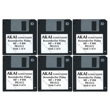 Akai S1000 / S3000 Six Floppy