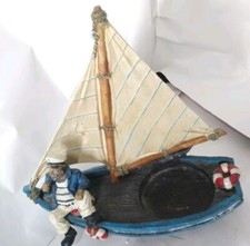 Candle holder sailor sailboat