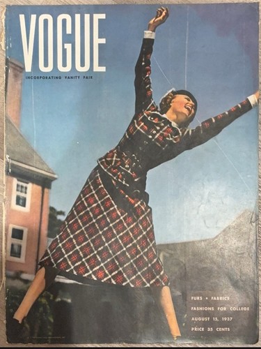 Vintage vogue magazine - vintage,