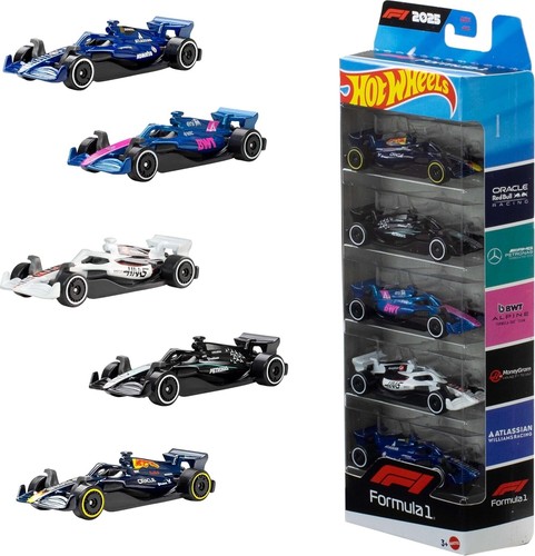 Hot wheels formula 5 - wheels, 5-pack