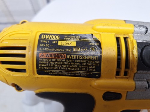 Dewalt dw006 24v cordless - 24v,