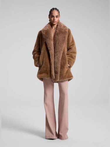 Nina honey brown faux - nina,