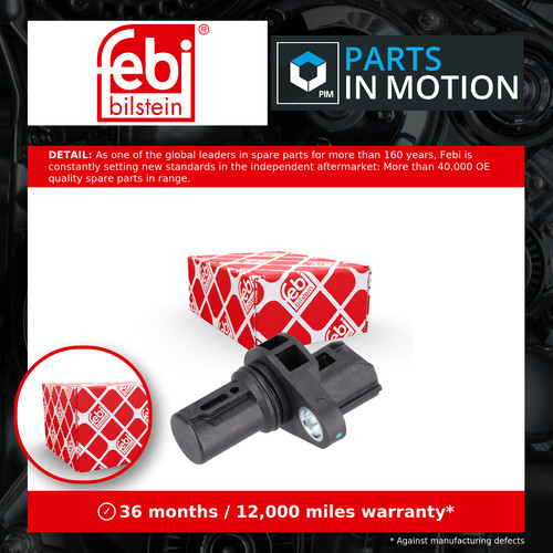 Camshaft position sensor - position, fits