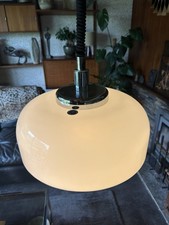 Vintage 1970s Pull Down / Push Up Guzzini Style Ceiling Lamp - Cosmo Designs Ltd