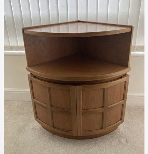 Nathan teak corner cabinet - teak,