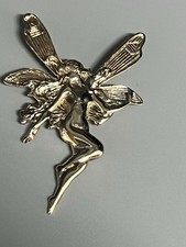 9CT GOLD LARGE FAIRY PENDANT