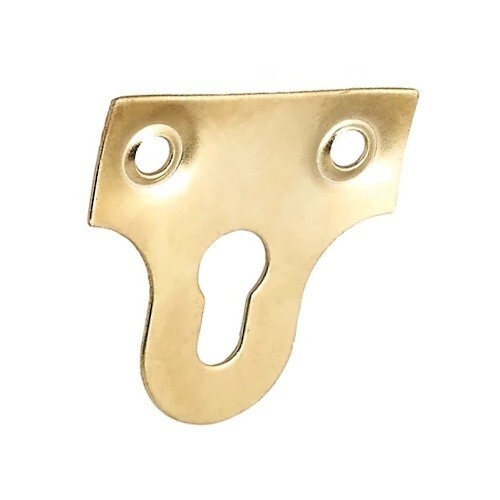 Mirror hanging plate - plate, brass