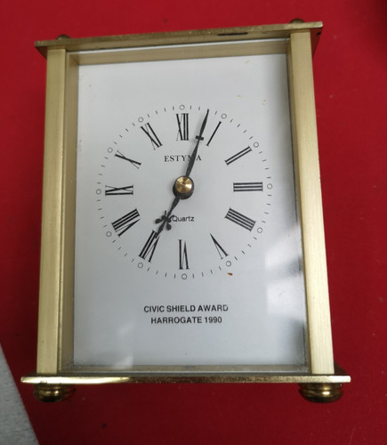 Estyma quartz mantle clock - quartz, clock.