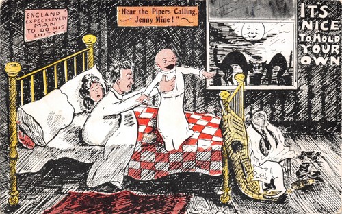 Edwardian comic postcard - edwardian,