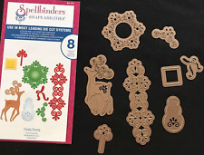Christmas Frosty Forms snowman reindeer Spellbinders Shapeabilities dies, S5-121