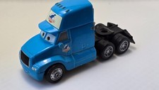 DISNEY PIXAR CARS - GRAY - DINOCO HAULER - PISTON CUP - PRE-OWNED SEE PICTURES