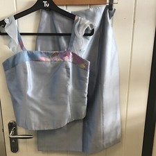 maria coca collection mother of the bride size  42 Blue Skirt And Top