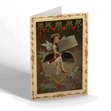 VALENTINES DAY CARD - Vintage