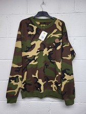Avid Carp Green Camouflage Sweatshirt Jumper.Mens Size XL. BNWT. PN