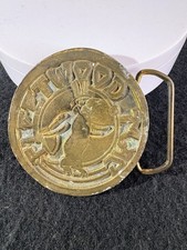 VINTAGE ***FLEETWOOD MAC*** ROCK BAND MUSIC BRASS BELT BUCKLE