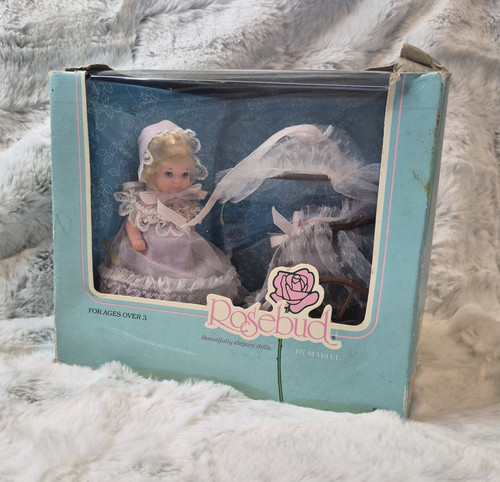 Mattel rosebud doll - , &