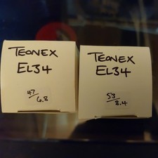 Pair TEONEX Made in China EL34