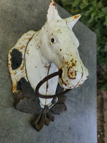 Antique cast iron horse head - antique,