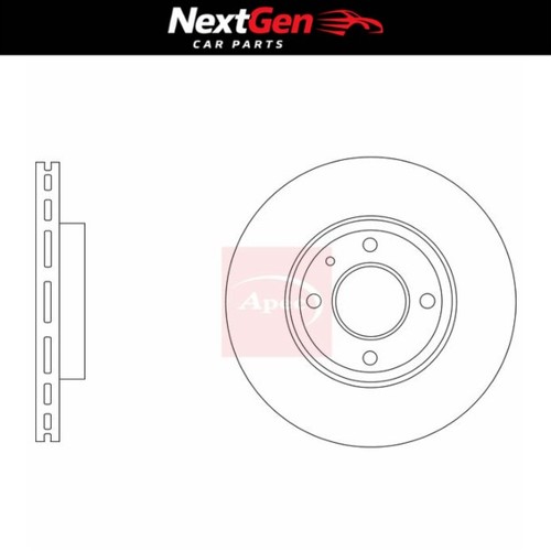 Front brake discs apec for - 2,