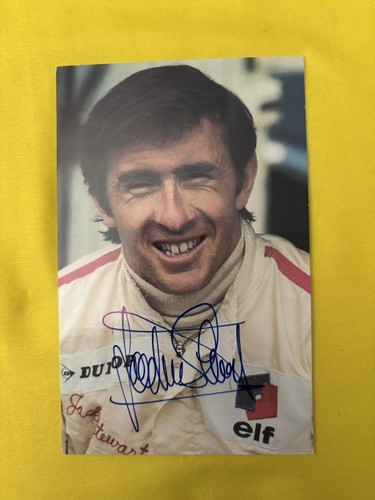 Jackie stewart signed - ,