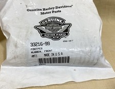 Harley Davidson 33216-99 FOOTPEG RUBBER FRONT NEW & SEALED Sportster XL 883 1200