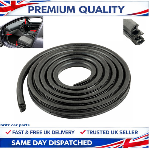 Front door weatherstrip - front, rubber