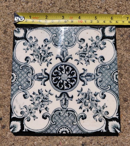 Victorian fireplace tile - victorian,