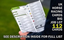 112 horse racing cards big - 112, uk