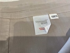 Single Flat Sheet New By Sleepwell Linen Taupe Colour