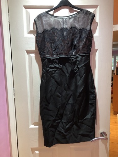 Teatro black lace top - top,, bow