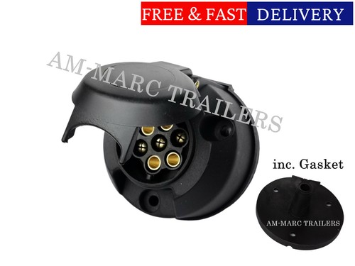 Pin plastic socket caravan - 7,