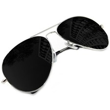 Police Pilot Sunglasses Black
