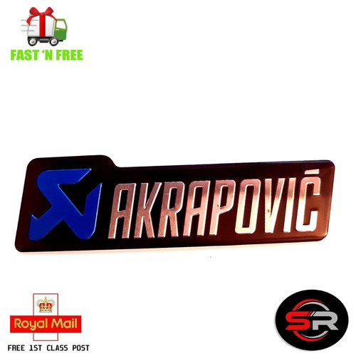 Akrapovic exhaust sticker - 3d,