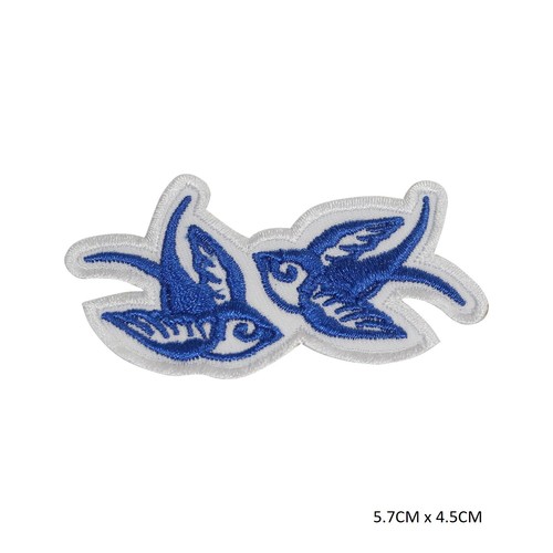 Swallow bird pair sew - pair, iron