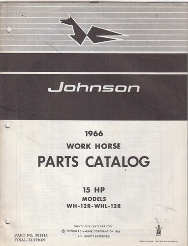 Johnson 15hp 12r - 15hp, whl-12r