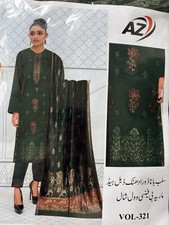 3piece Unstitched Embroidered