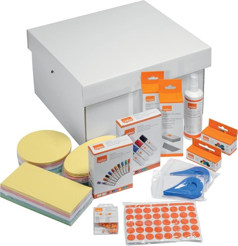 Nobo dry erase whiteboard - erase,
