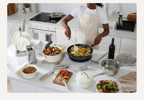 Amazon basics ceramic - amazon, nonstick
