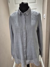 Cos Blouse Grey  Uk16 Long