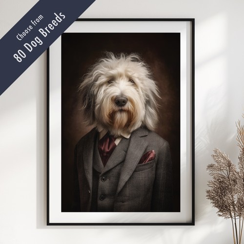 Smartly dressed dog portrait - dog,