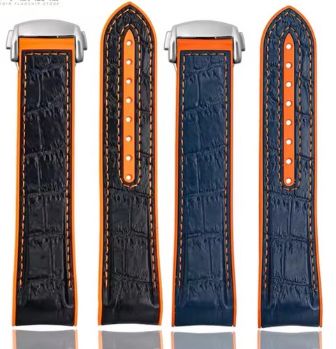 Luxury rubber watch strap - rubber,