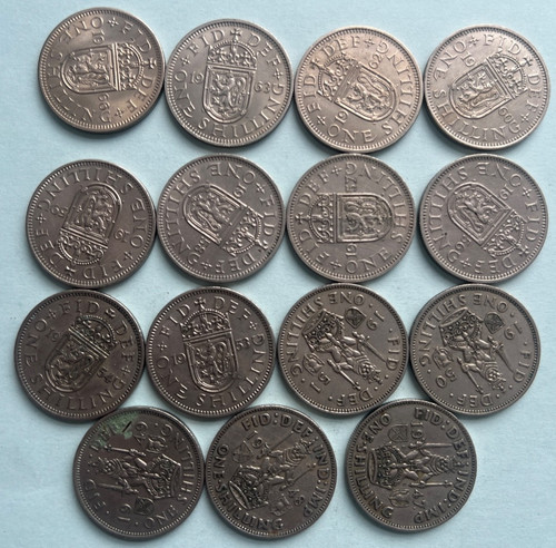 Scottish shilling coins - scottish,
