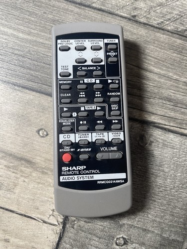Sharp hifi remote - sharp,