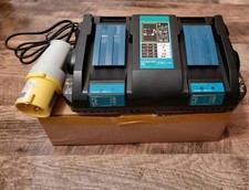 110V 18V LXT Twin Double Port Rapid Battery Charger  For Makita Yellow Plug 
