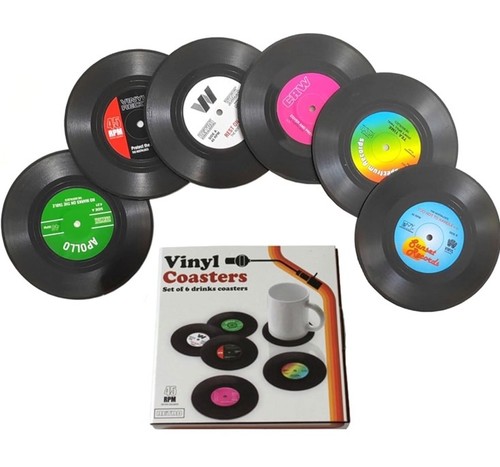 6pcs retro vinyl record - 6pcs, record`