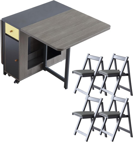 Compact folding dining table - compact,