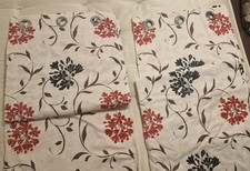 A Pair Of Eyelet Cream,Fully Lined Curtains By Ashley Wilde