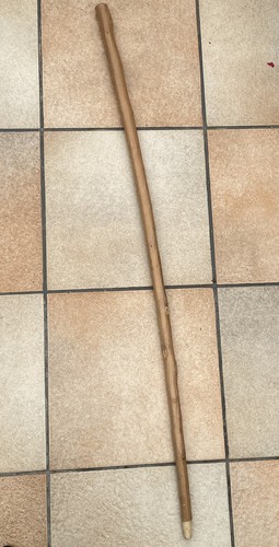 Hand crafted vintage wood long - crafted,