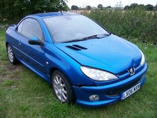 PEUGEOT 206 CC 1.6 2006 REG BLUE KMF JBL BREAKING SPARES GRILL BUMPER WING BOOT